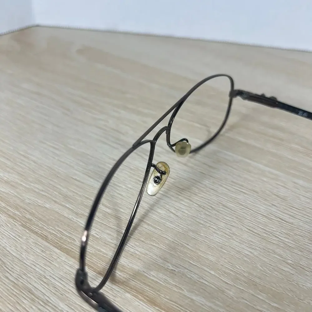 Ray-Ban RB8301 014 Sunglasses FRAMES ONLY Carbon Fiber Brown Metal 56-14 Italy